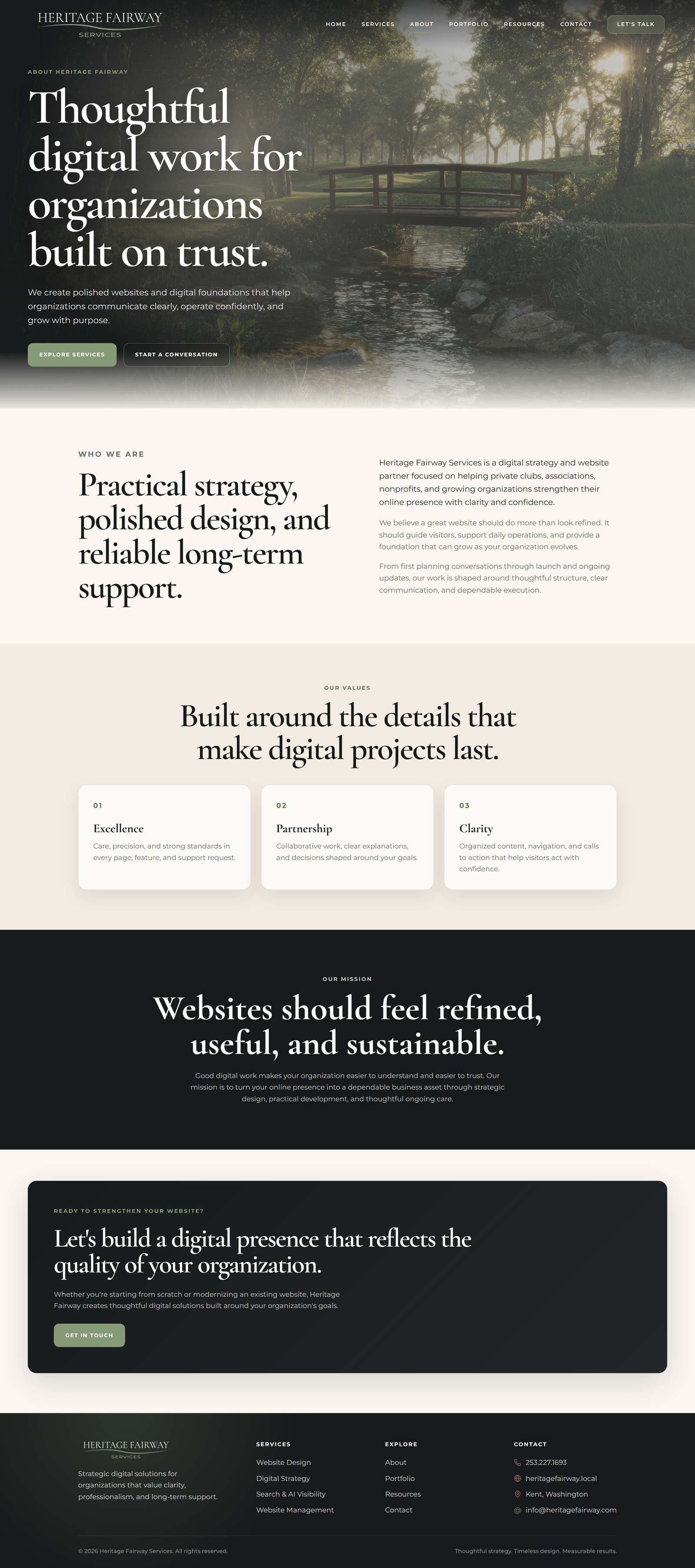About page